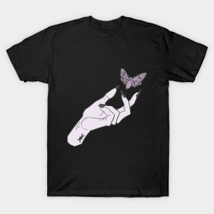 Witch Hand with Moth T-Shirt